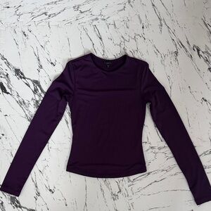 Dynamite Deep Purple Long Sleeve Top